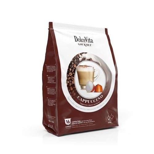 16 kusů kapslí Dolce Vita Cappuccino Dolce Gusto kompatibilní