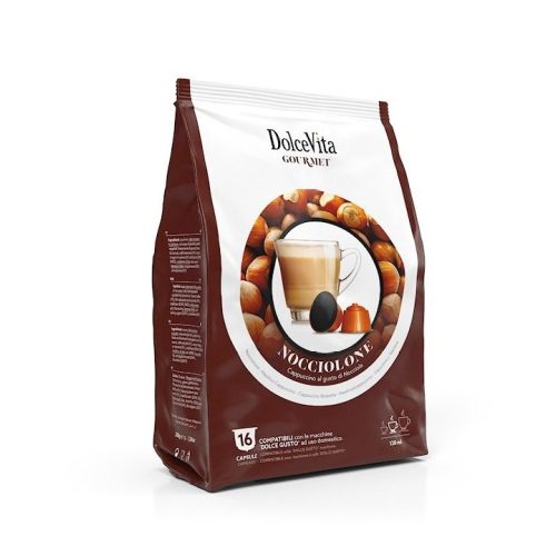 16 kusů kapslí Dolce Vita Nocciolone Dolce Gusto kompatibilní