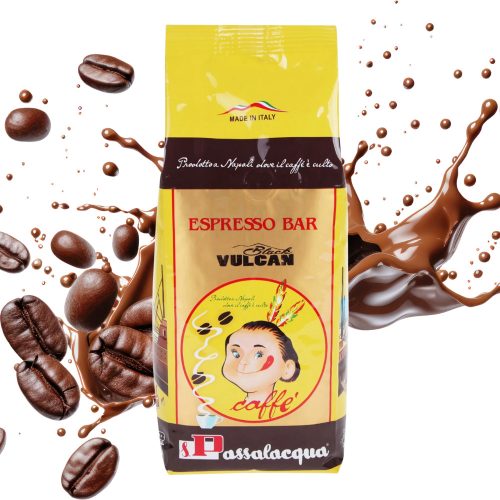 Caffè Passalacqua Espresso Bar Black Vulcan směs celých kávových zrn
