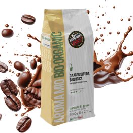   1 kg Caffè Vergnano 1882 Aroma Mio Bio Organic směs celých kávových zrn