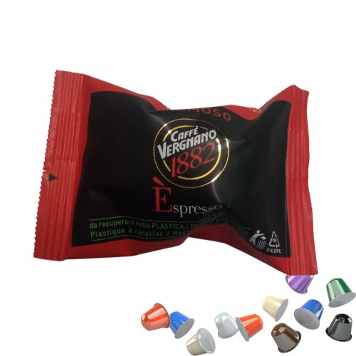 1 ks Caffè Vergnano 1882 Espresso Cremoso Nespresso kompatibilní kapsle