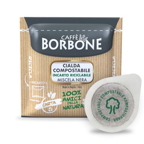 1 Cialde Ese 44 mm nere Borbone filtro carta