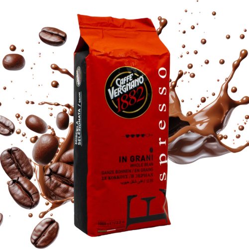 1 kg Caffè Vergnano 1882 Espresso směs celých kávových zrn
