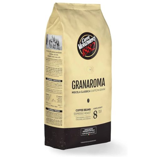 1 kg Caffè Vergnano 1882 Granaroma směs celých kávových zrn