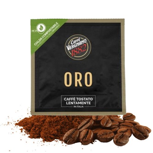 Vergnano Oro – prémiový kávový blend v ESE 44 mm polštářku  