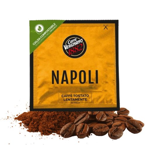 Vergnano Napoli – napolitánský kávový polštářek ESE 44 mm  