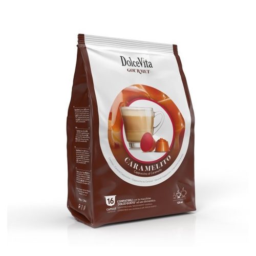 16 kusů kapslí Dolce Vita Caramelito Dolce Gusto kompatibilní
