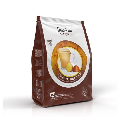 16 kusů kapslí Dolce Vita Creme Brulee Dolce Gusto kompatibilní