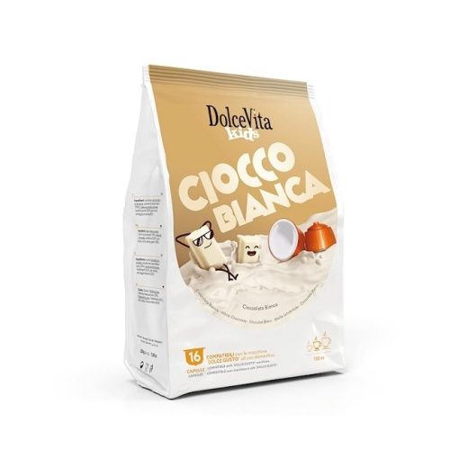 16 kusů kapslí Dolce Vita Cioccobianca Dolce Gusto kompatibilní