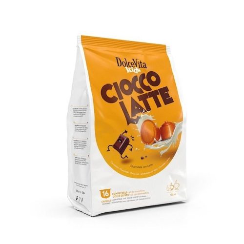 16 kusů kapslí Dolce Vita Cioccolatte Dolce Gusto kompatibilní