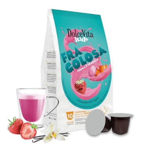 10 kusů kapslí Dolce Vita Fragolosa Nespresso kompatibilní