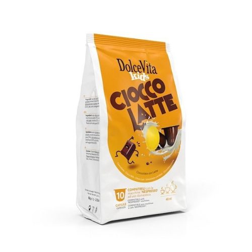 10 kusů kapslí Dolce Vita Cioccolatte Nespresso kompatibilní