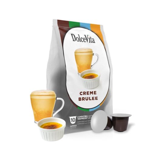 10 kusů kapslí Dolce Vita Creme Brulee Nespresso kompatibilní