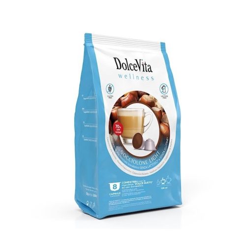 8 kusů kapslí Dolce Vita Nocciolone Light Dolce Gusto kompatibilní