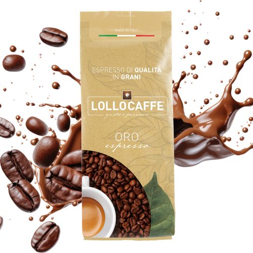 1 kg LolloCaffé oro espresso směs celých kávových zrn