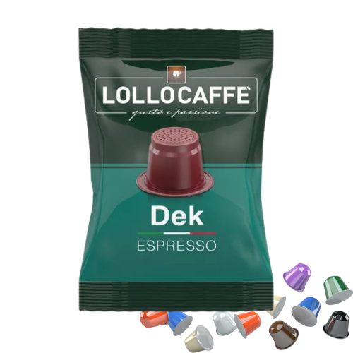 1 LolloCaffé Dek Nespresso kompatibilní kávová kapsle