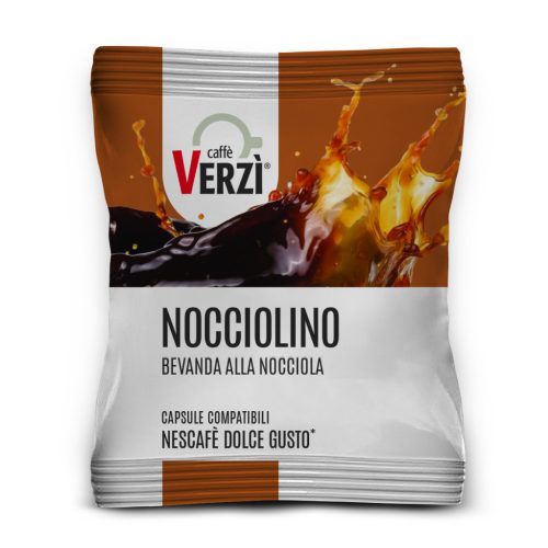 30 kusů kapslí NOCCIOLINO Caffè VERZI’ Dolce Gusto kompatibilní 