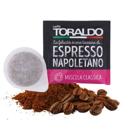 1 ks ESE kávový polštářek 44 mm Caffè Toraldo Espresso Napoletano Miscela Classica