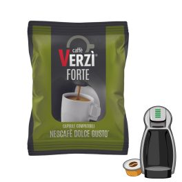 1 ks Caffè Verzì FORTE kapsle kompatibilní s Dolce Gusto