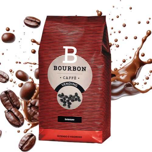 1 kg Lavazza Bourbon Caffé Intenso směs celých kávových zrn