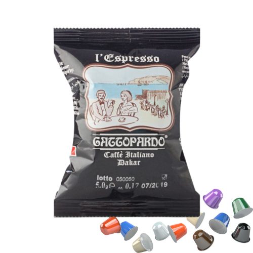 1 ks l’Espresso Gattopardo Caffè Italiano Dakar Nespresso kompatibilní kapsle