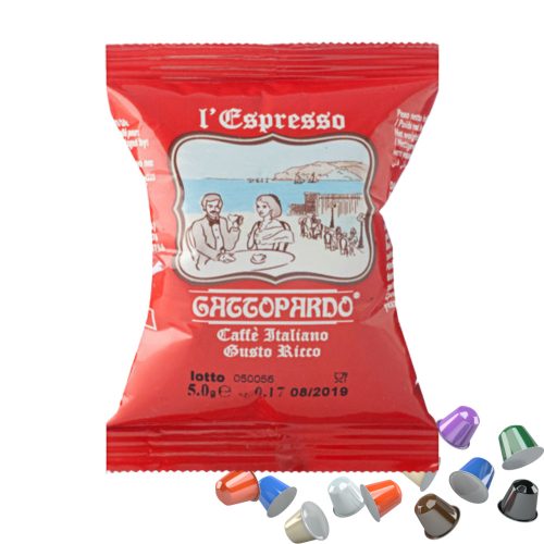 1 ks l’Espresso Gattopardo Caffè Italiano Gusto Ricco Nespresso kompatibilní kapsle