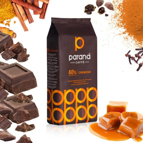 CAFFE PARANA Cremoso italská kávová zrna pro espresso